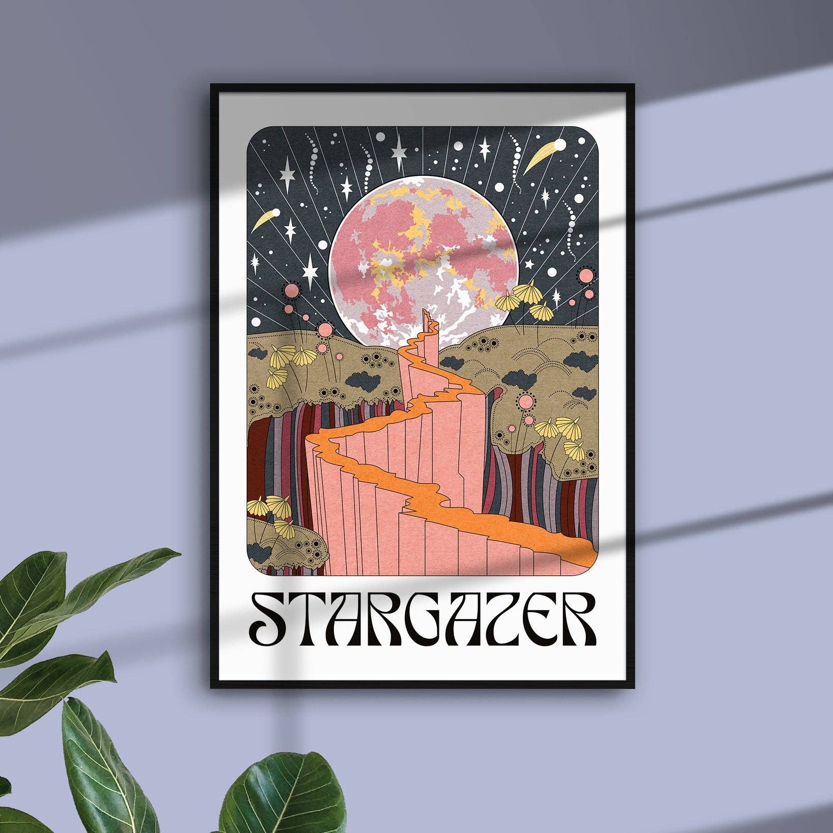 OMG Kitty – wholesale Art print – Stargazer Tarot Card Style Celestial Boho Art Print7