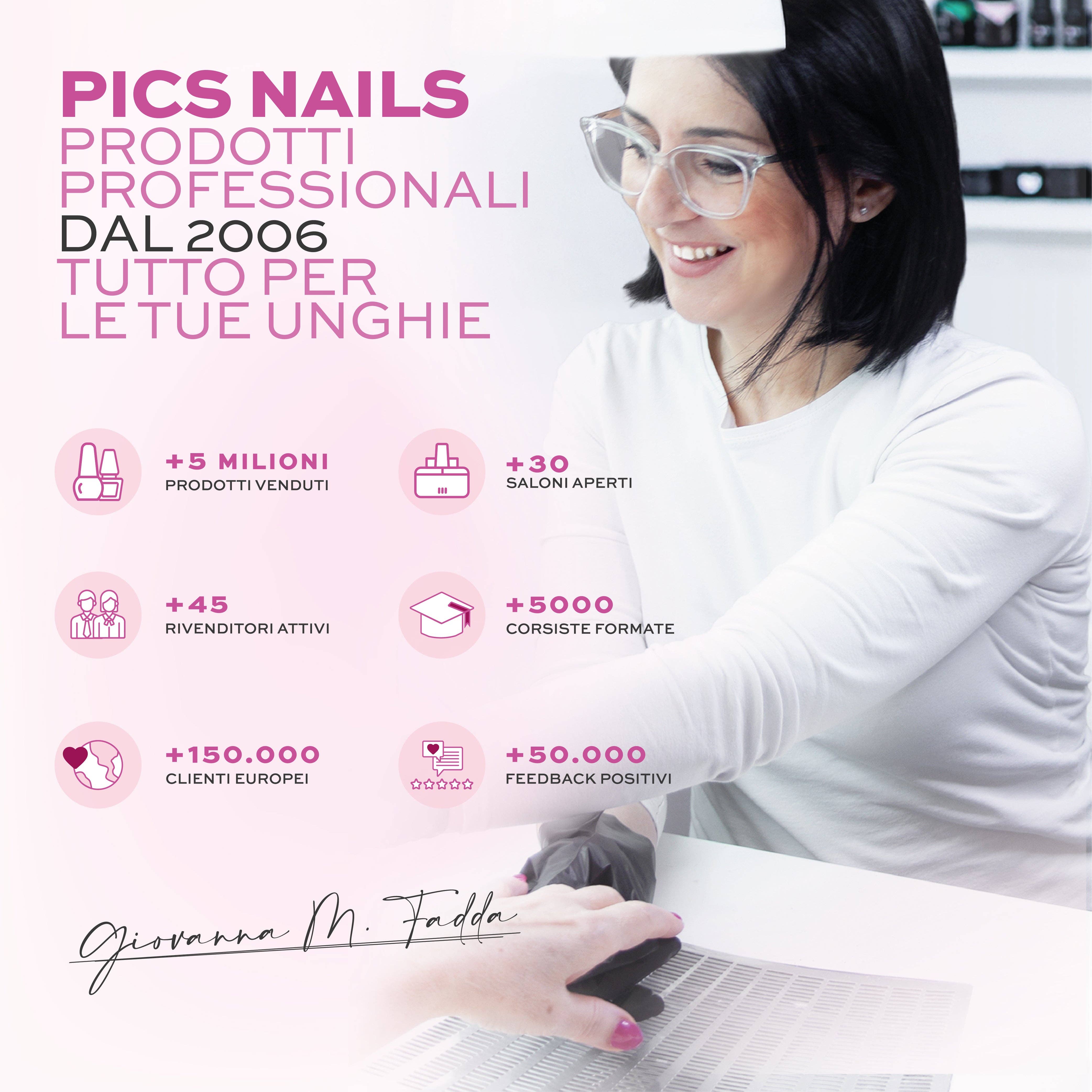 Pics Nails - Wholesale Nail Polish - Semi-permanent Top Coat NO WIPE UV/LED 10 ml - Sealing Gel Polish Without Dispersion Layer2