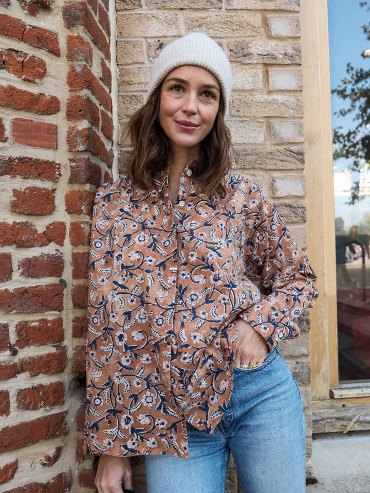 Blus Lucie Aprikos för wholesale av SO FAMILY