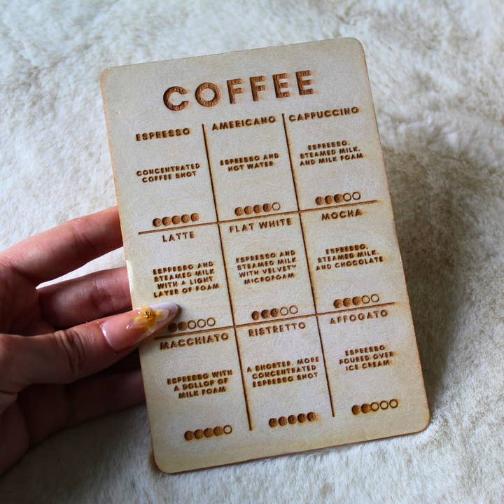 Skräddarsydd graverad träskylt för kök och kafé för wholesale av Myshe