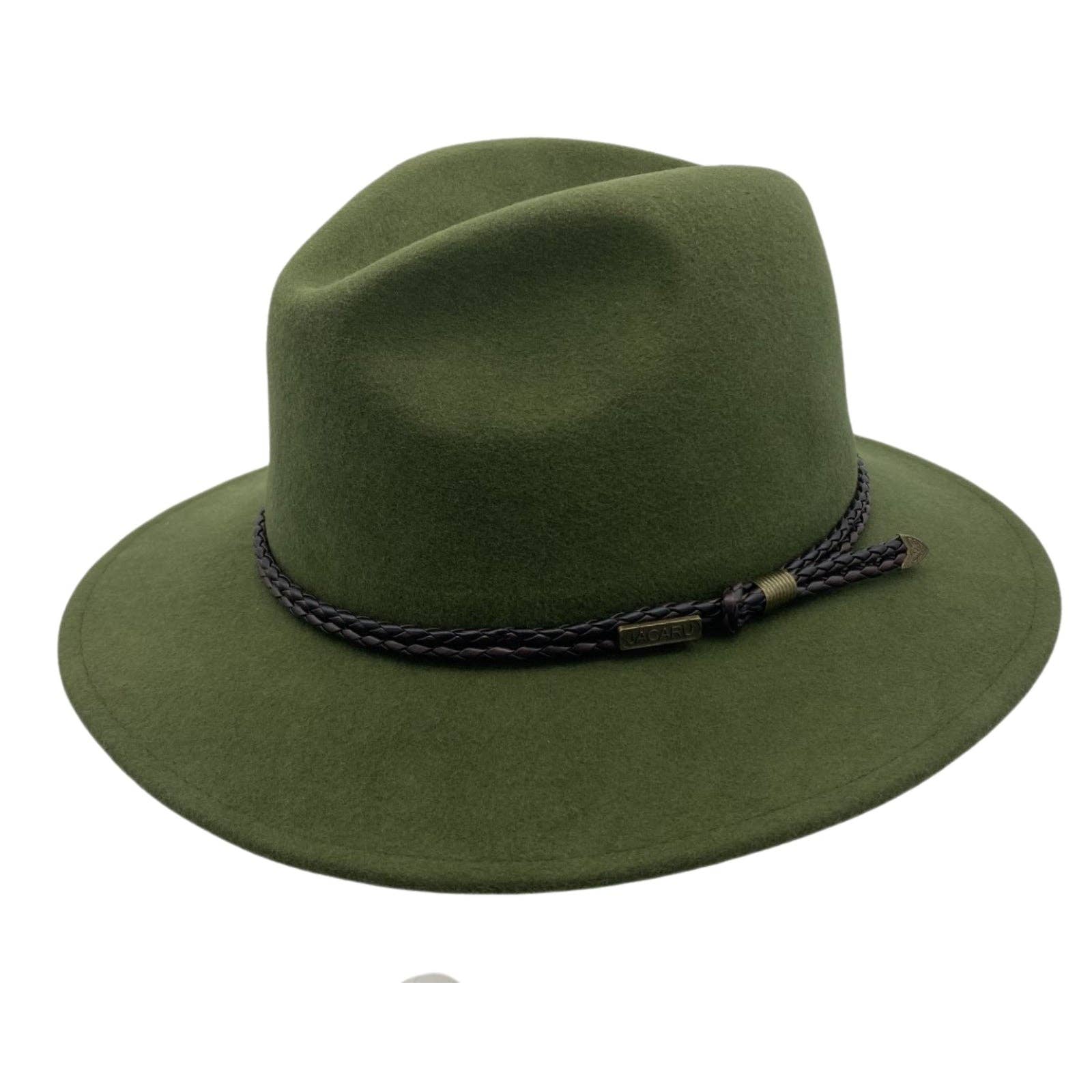 Jacaru Australia - Vente Chapeau en feutre – unisexe - Chapeau Fedora Jacaru 1847 Outback35
