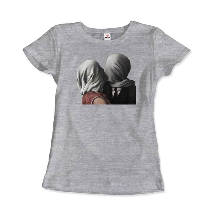 Art-O-Rama Shop - Vente T-shirt à imprimés – unisexe - T-shirt avec œuvre The Lovers II (1928) de René Magritte10