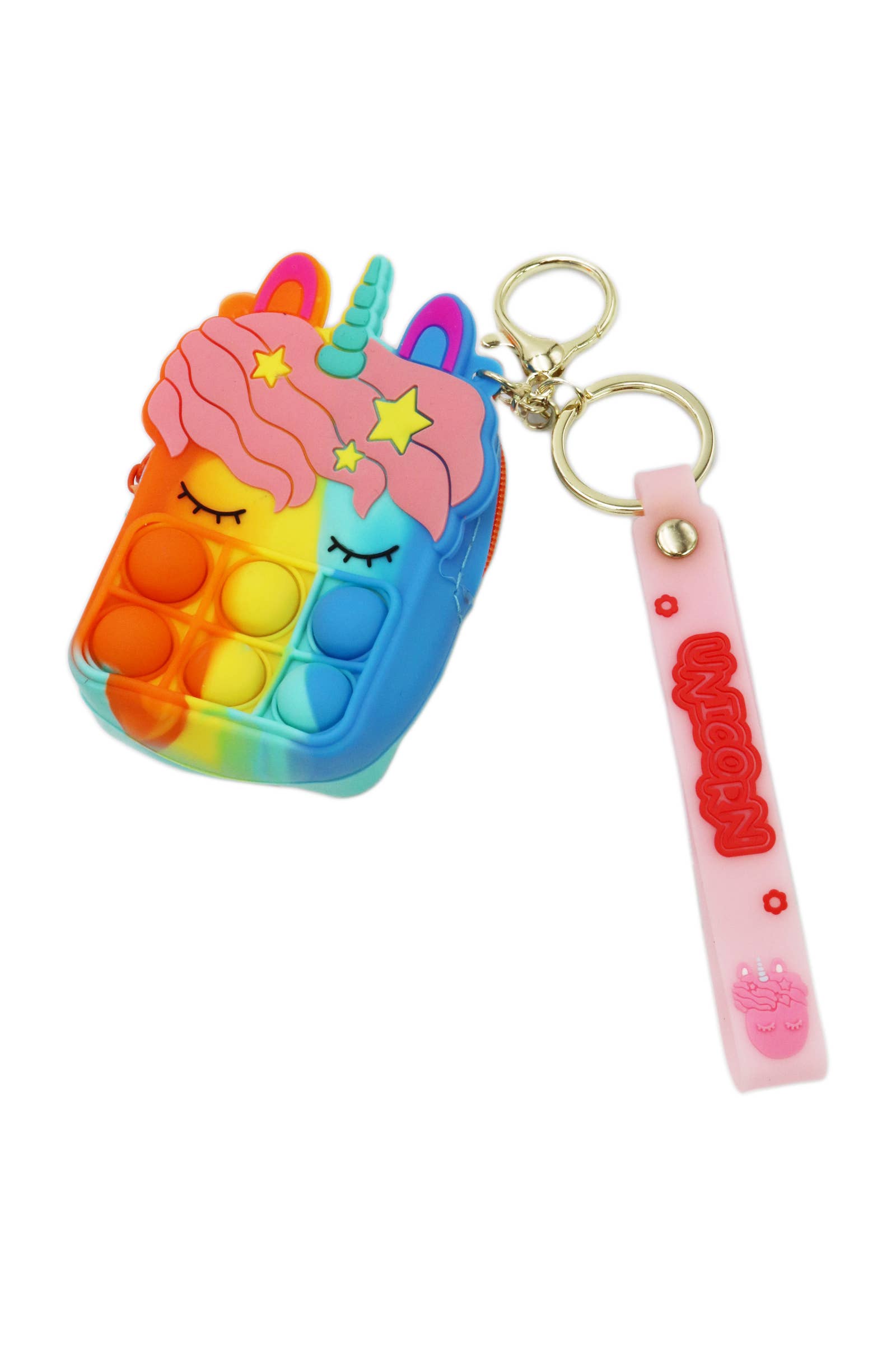 Cap Zone - Wholesale Coin Purse - Kids - Cubic Dreaming Unicorn Bubble Pop Coin Bag4