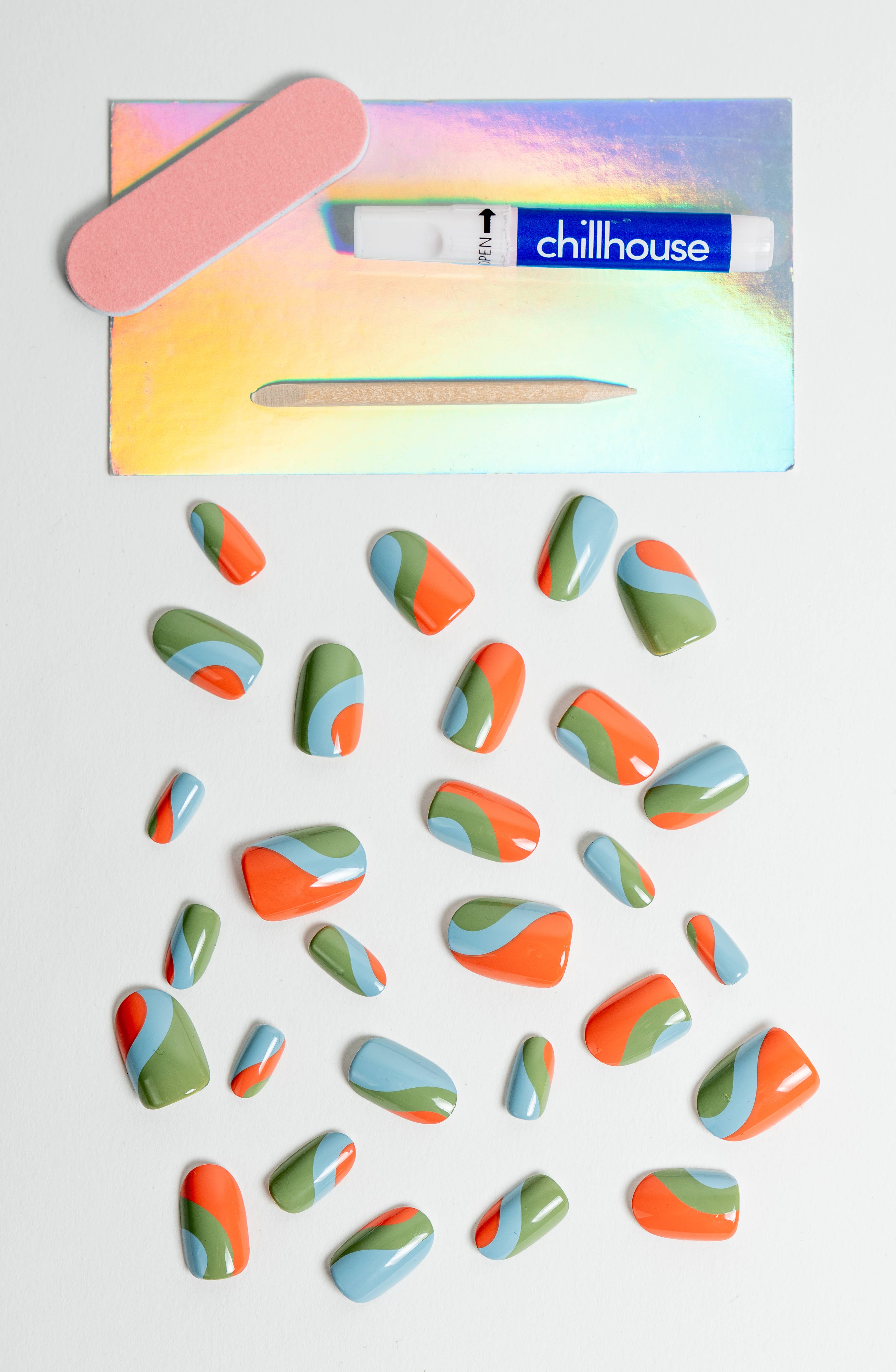 Chillhouse - Vente Faux ongles/vernis en patch - Conseils pour se détendre - Jouez avec les couleurs (CH x Sonos)2