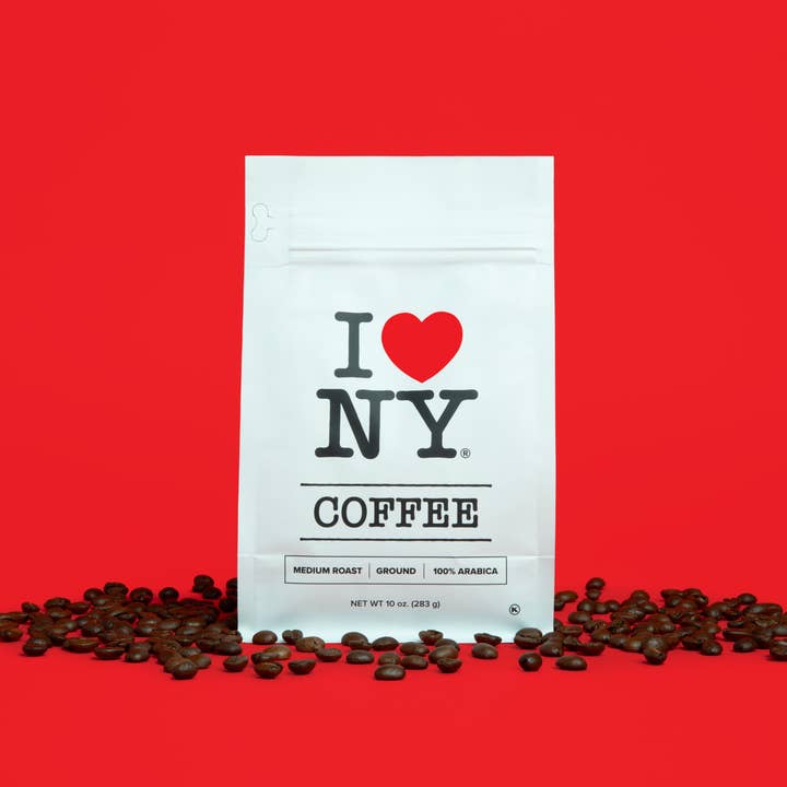 World of Coffee - Wholesale Ground Coffee - I LOVE NY Coffee - 10 oz Bag6