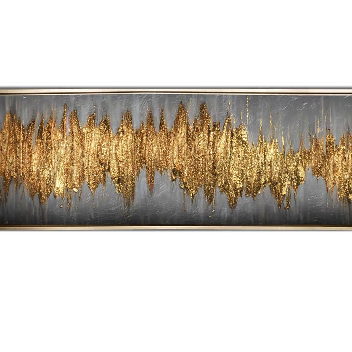 GTA ART - Wholesale Painting/Drawing - Large Gold Abstract Artwork-Canvas Wall art- Fine Art10