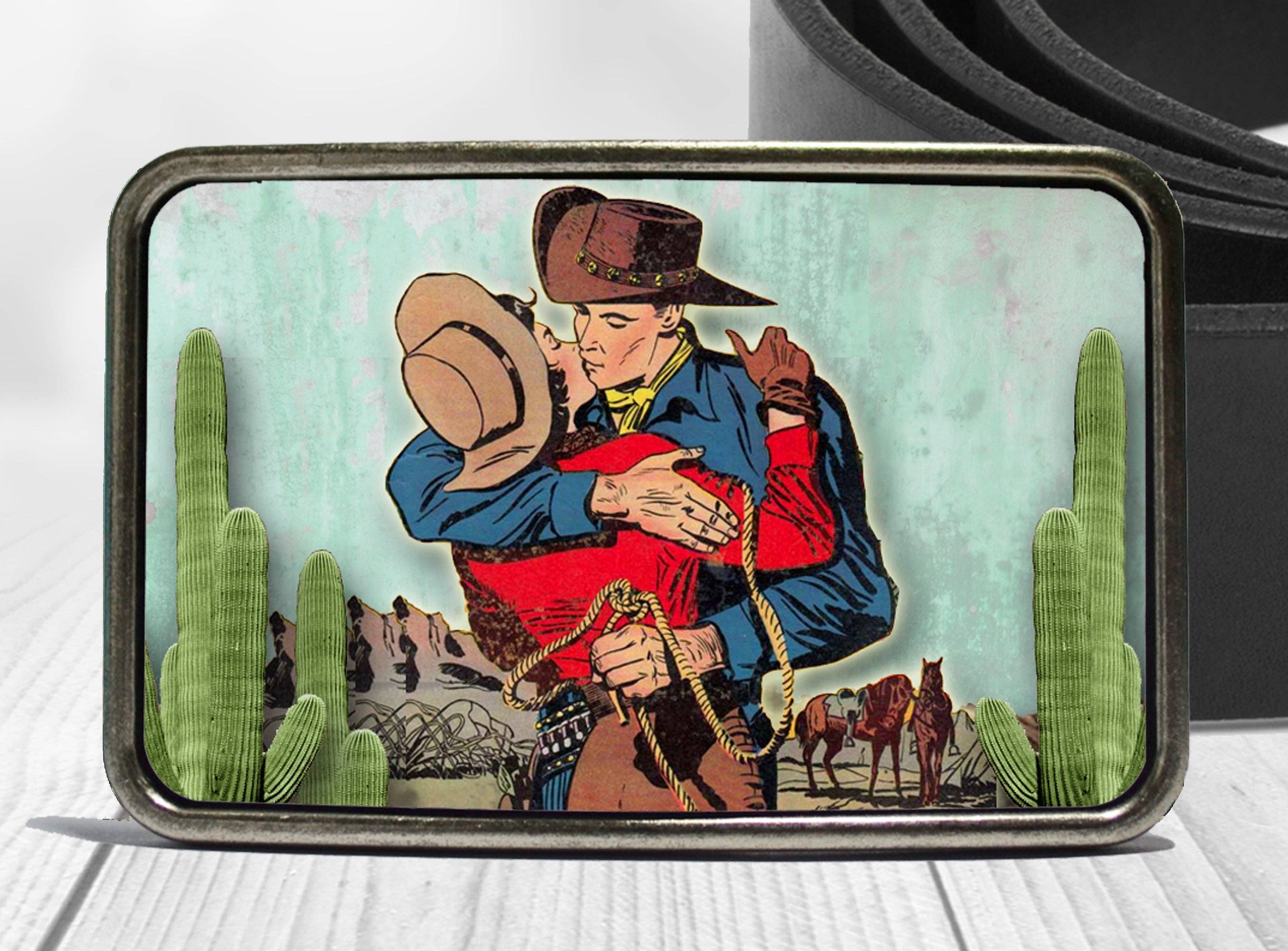 Bungalow Blue Trading Co - Wholesale Belt Buckle - Unisex - Western Romance Belt Buckle1