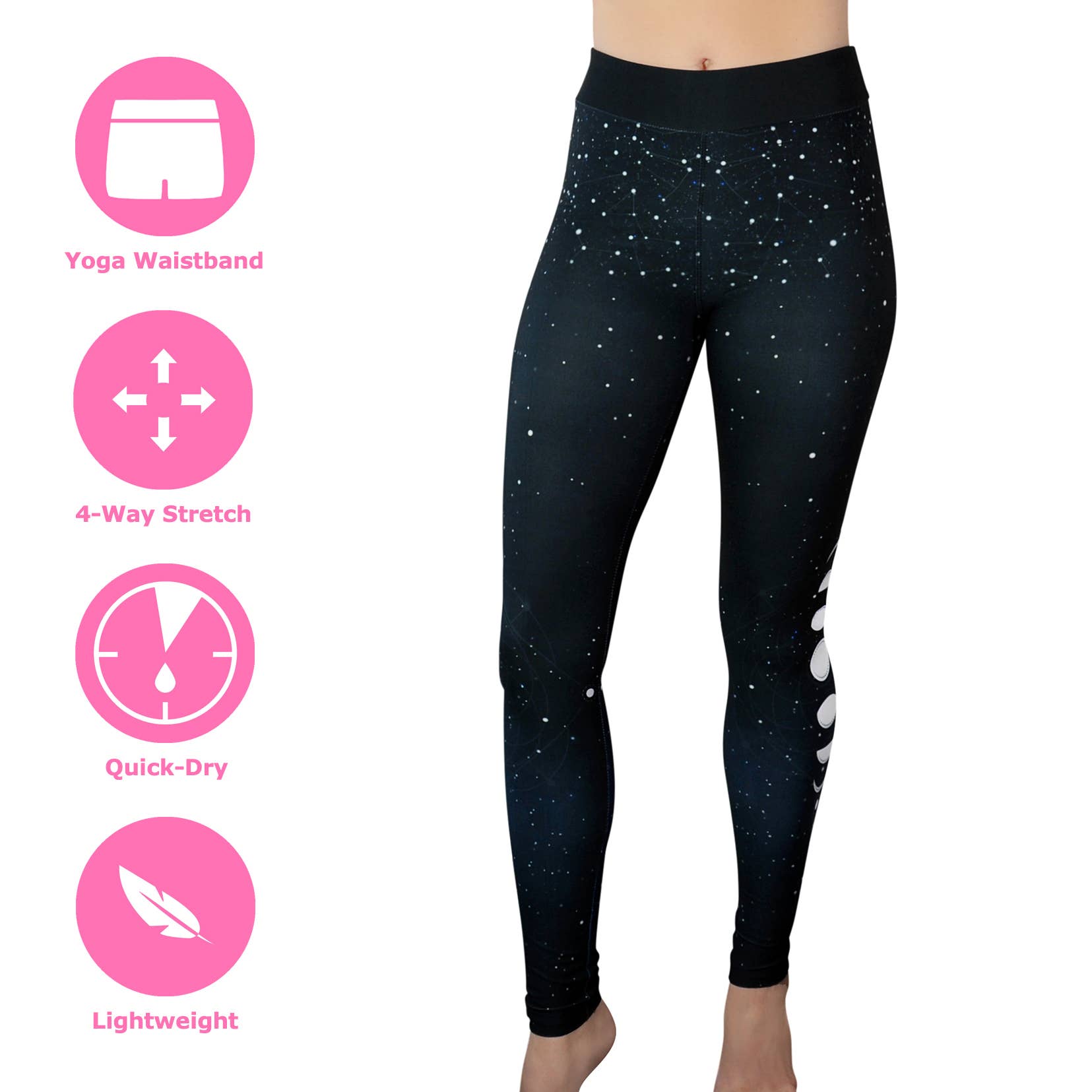 Comfy Yoga - Vente Legging de sport/d'intérieur – femme - Moonlight - Legging taille haute1