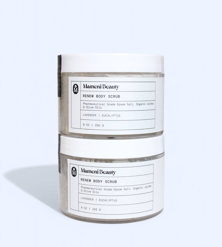 Mameni Beauty - Wholesale Body scrub/exfoliant - Renew Body Scrub - Apothecary Brand5