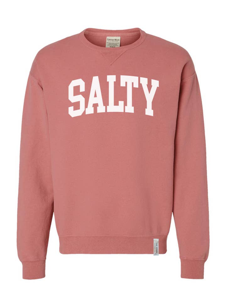 One Ocean Apparel Co.. - Wholesale Graphic Sweatshirt - Unisex - SALTY Crewneck - CUSTOM COLORS14