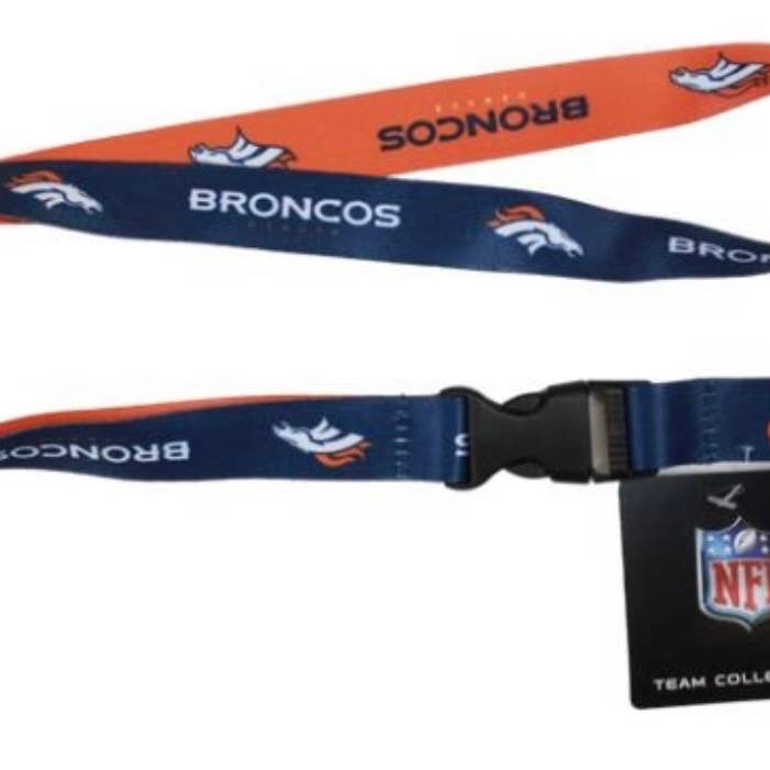Mojo Lanyard- 2 Sided- Denver Broncos for wholesale by St. Louis Wholesale LLC