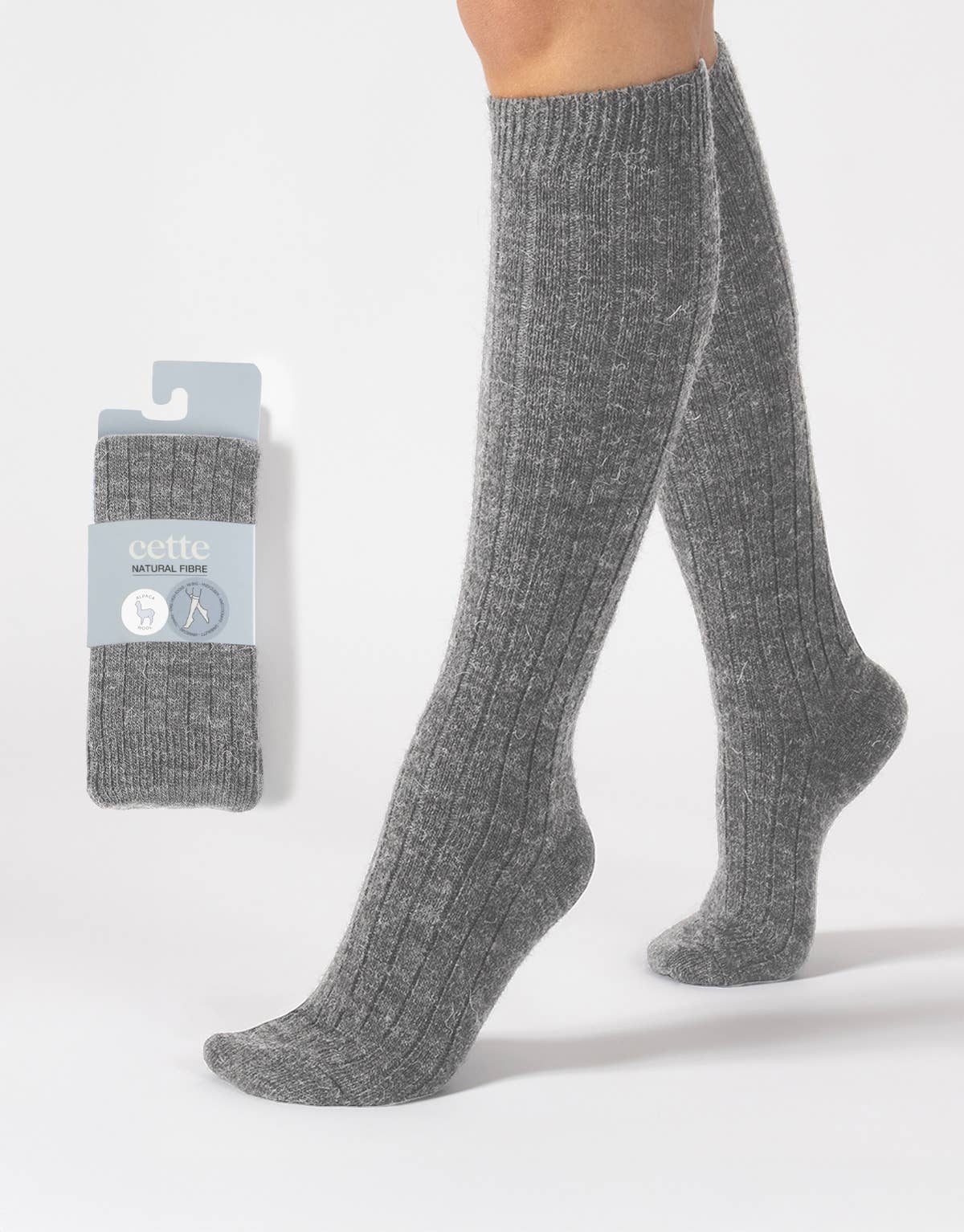 Cette - Wholesale Socks - Unisex - Wool knee high socks, Alpaca wool socks, Winter Socks, gift10
