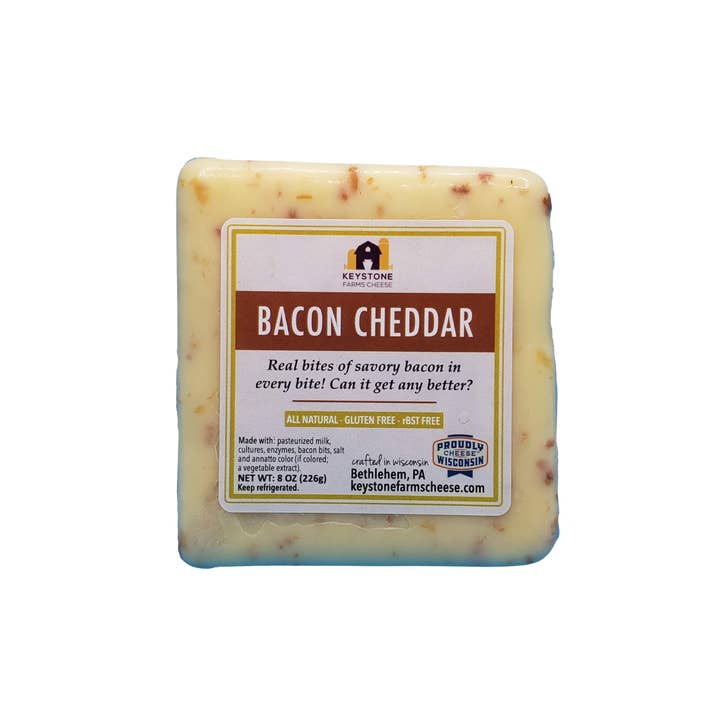 Keystone Farms Cheese - Wholesale Cheese - Bacon Cheddar3