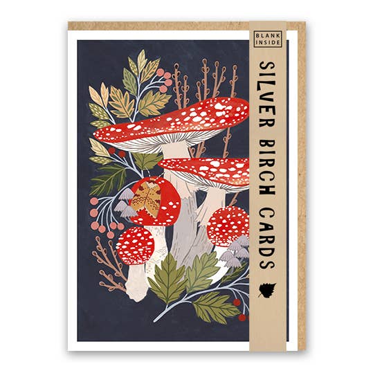Silver Birch Cards - Wholesale Everyday Greeting Card - Blank Greeting Card "Fly Agaric Toadstool"2