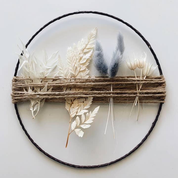 Floweme - Wholesale Wreath - Dried Flower Wreath | Wreath | Flower Loop | Blue3