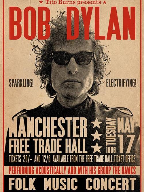 Bob Dylan Concert Poster - 23.5" X 33" for wholesale by Scorpio Posters