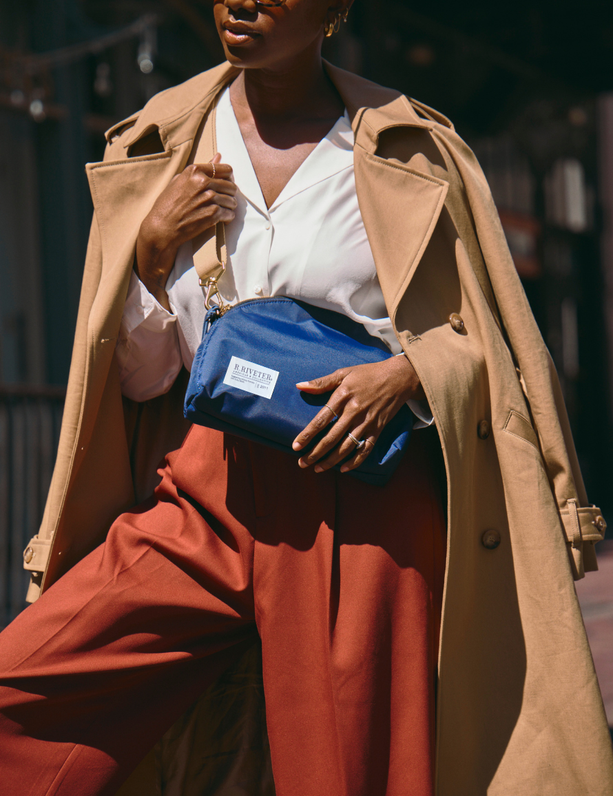 R.Riveter - Wholesale Crossbody Bag - Women's - Hopper | Navy Nylon2