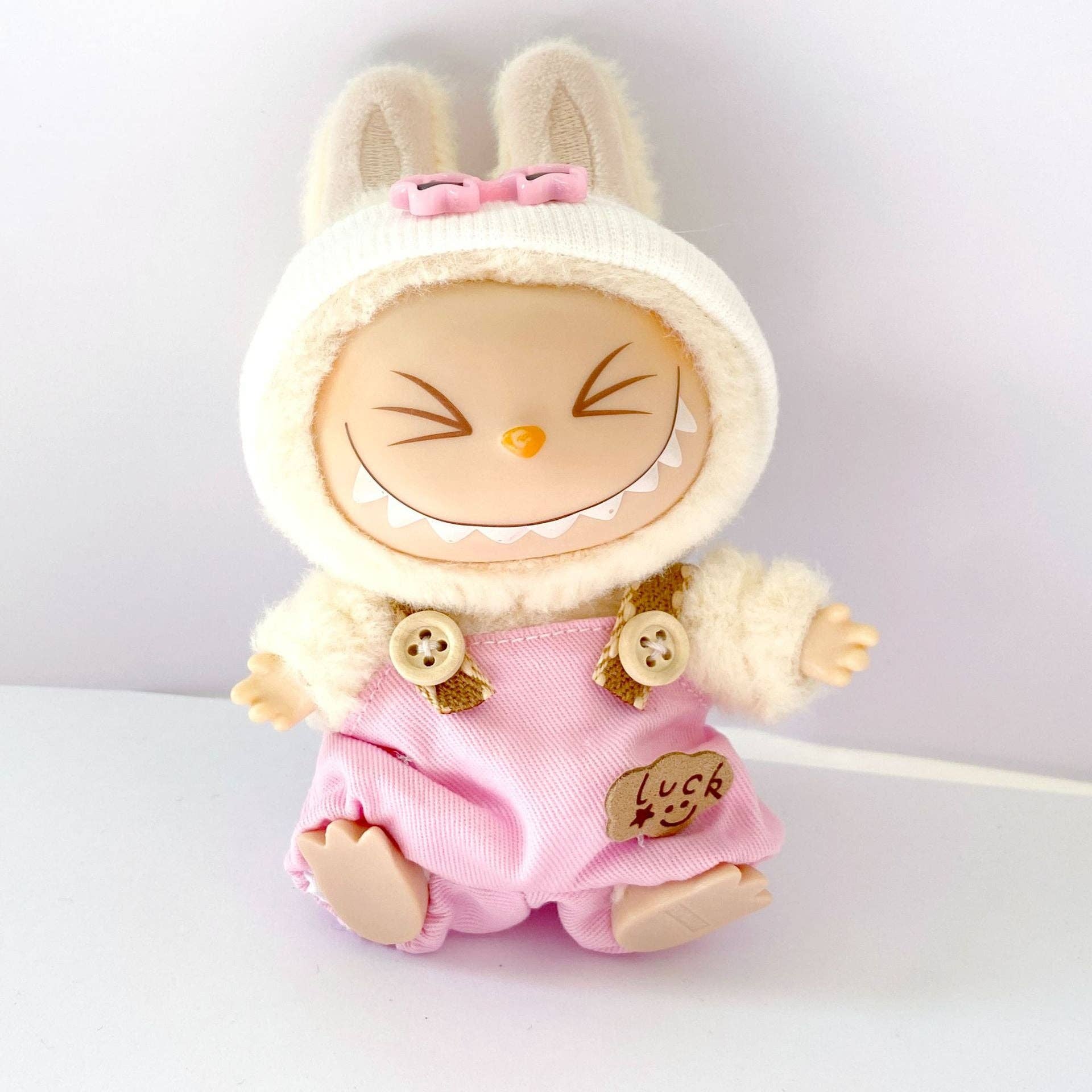 Auraquise - Wholesale Doll - Kids - 17cm Doll Overall & Headwear Outfit Changeable Costume1