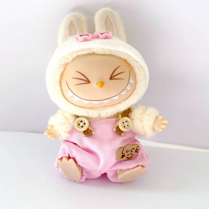 Auraquise - Wholesale Doll - Kids - 17cm Doll Overall & Headwear Outfit Changeable Costume1