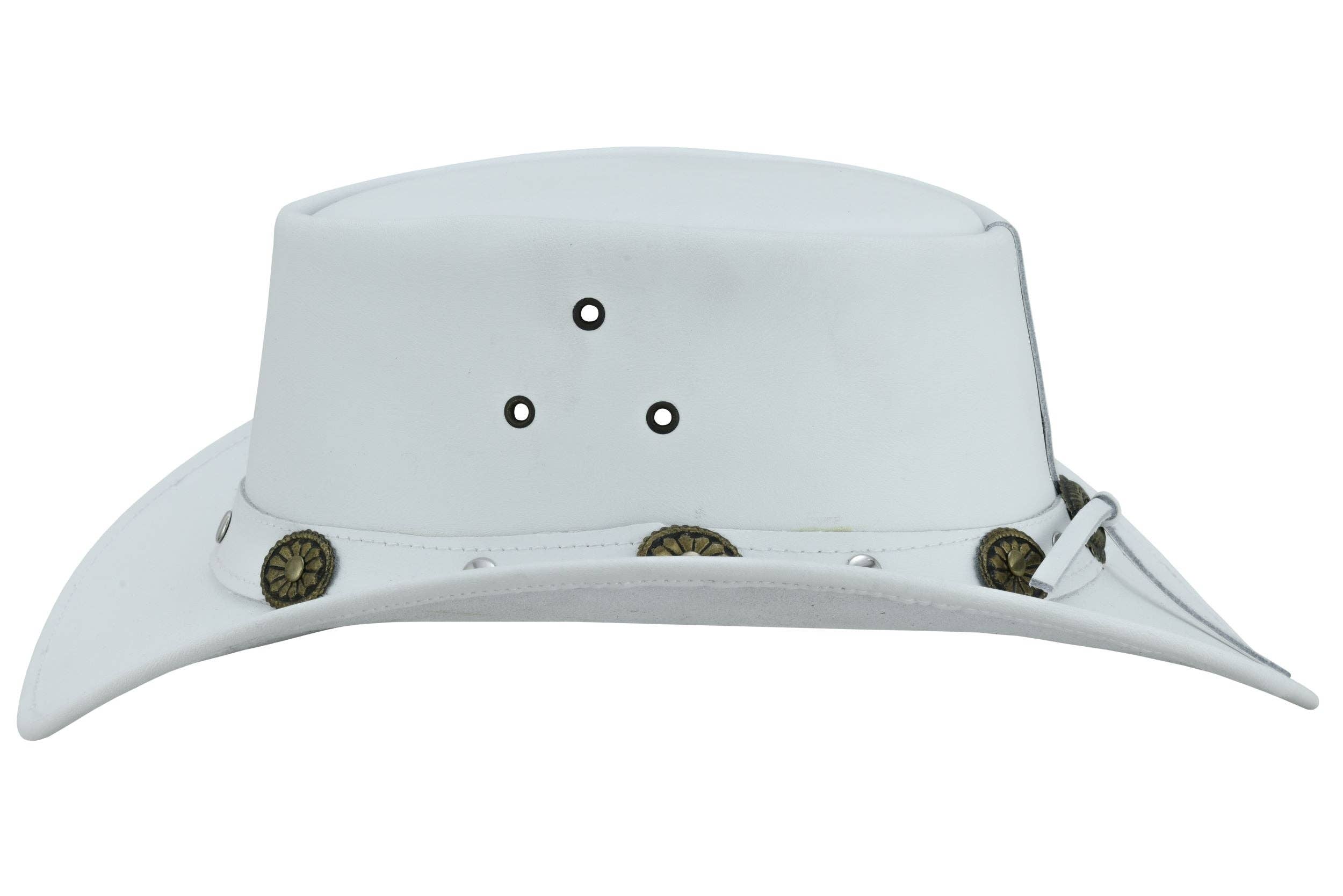 Lesa collection inc - Wholesale Cowboy Hat - Unisex - Capri Leather Hat Water Resistant Leather Cowboy  Western Ha11