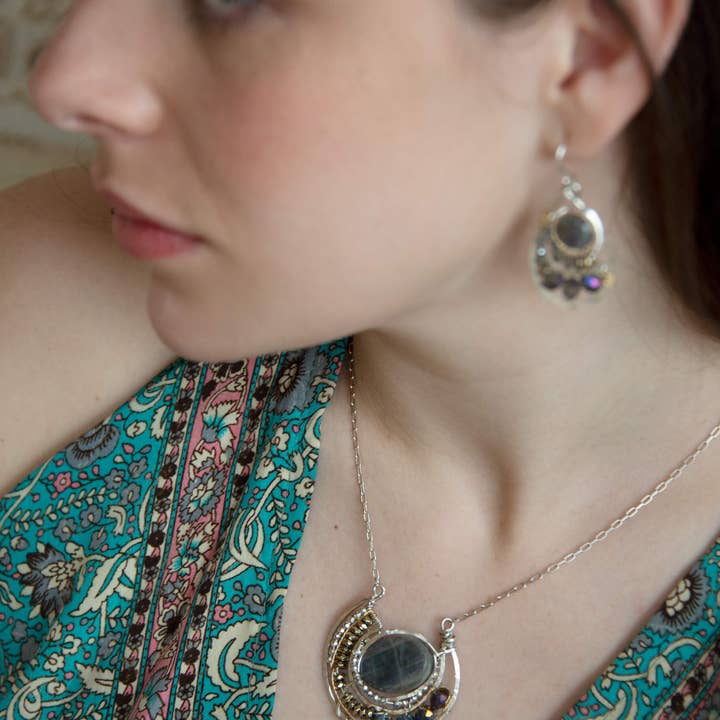 Art by any Means Jewelry – Colar pingente/pendente por atacado – Colar Space Dust