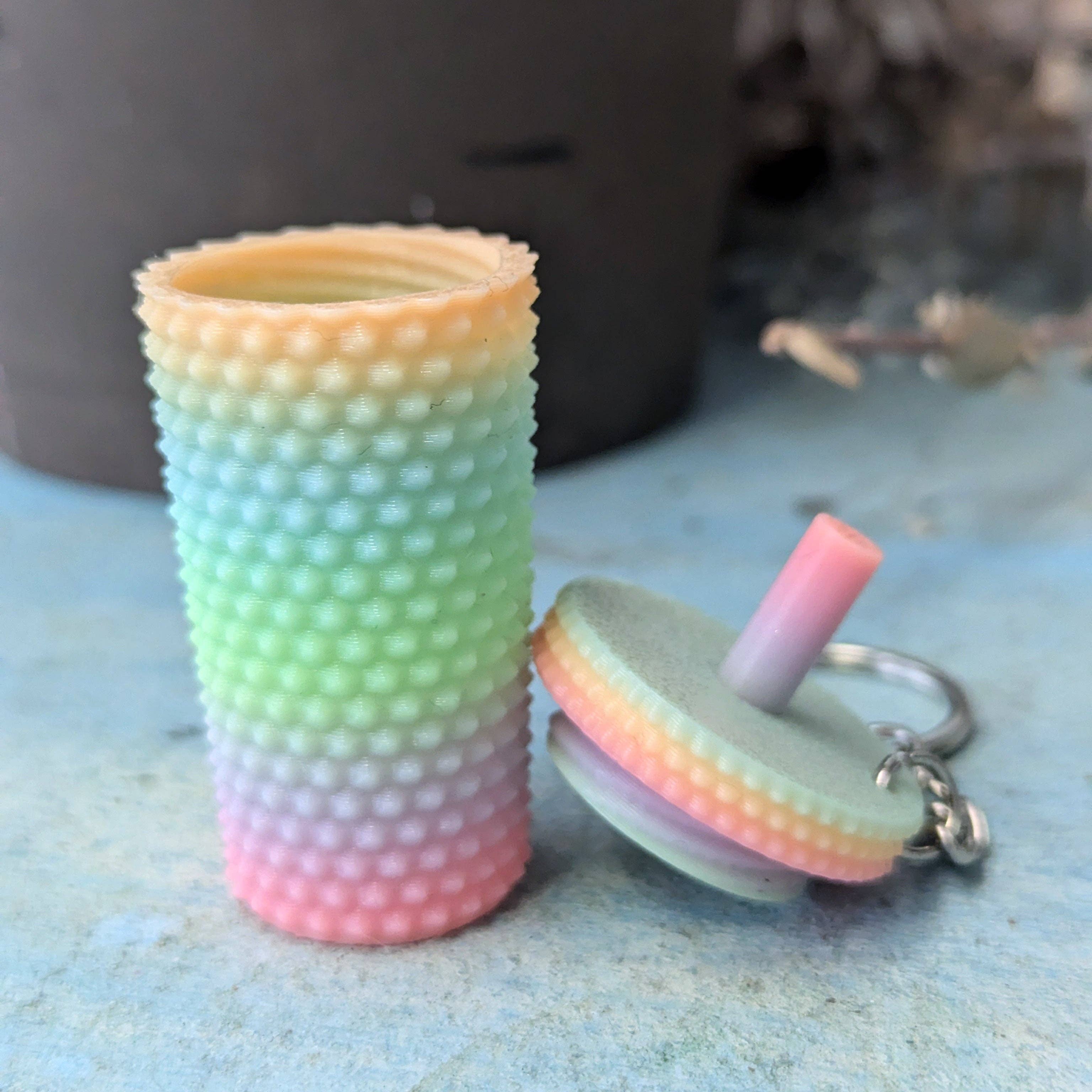 Sapphic Space - Wholesale Keychain - Women's - Hex Tumbler Twist Top Keychain3