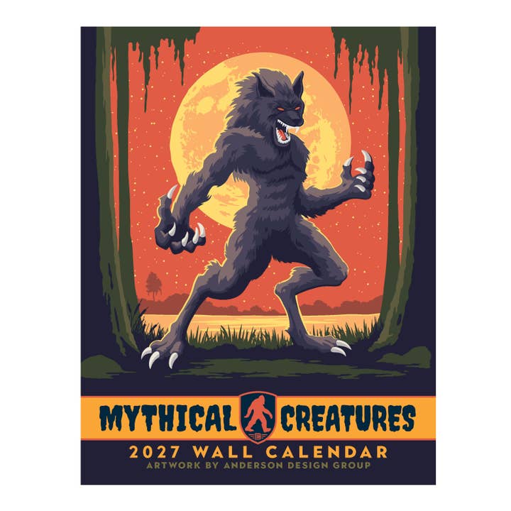 2027 Mythical Creatures Calendar for wholesale by Pumpernickel Press