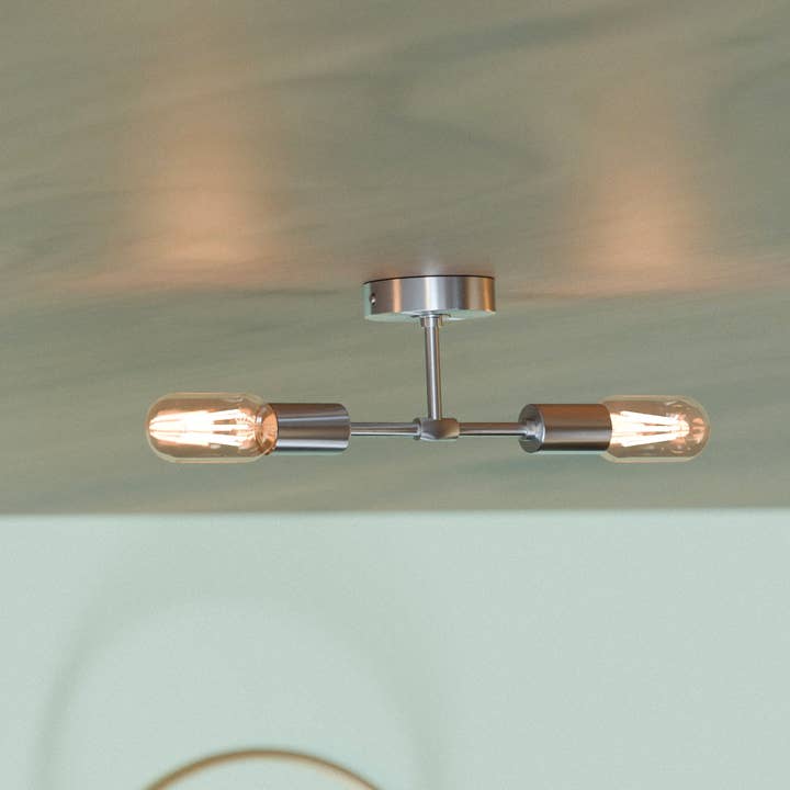 Ledsone - Vente Appliques - Applique Murale Moderne Minimaliste à 2 Lumières pour Salle de Bain~559319