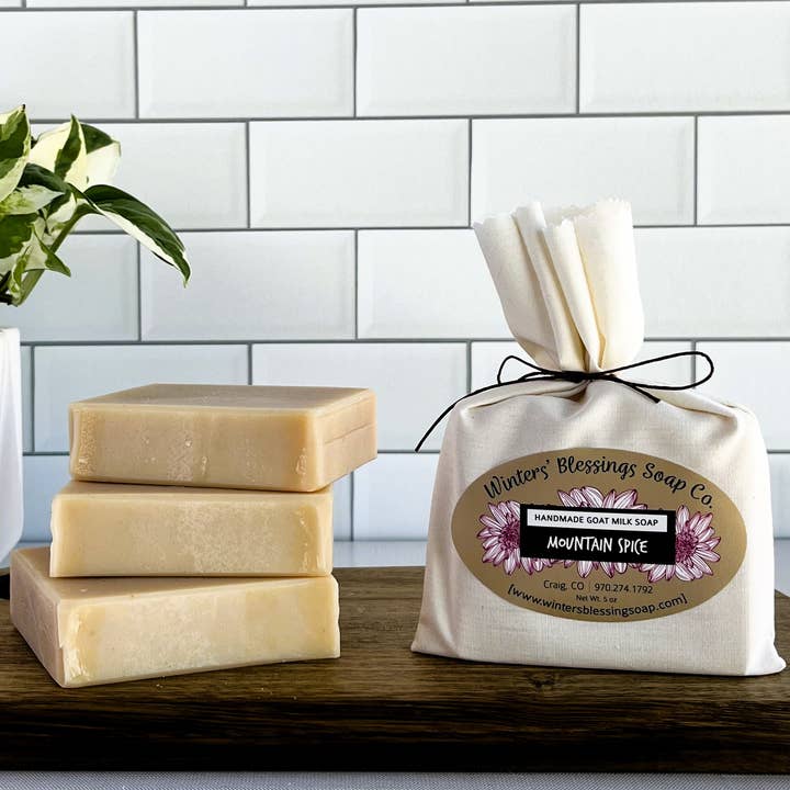 Mountain Spice Goat Milk Soap for wholesale by Winters’ Blessings Soap Co.