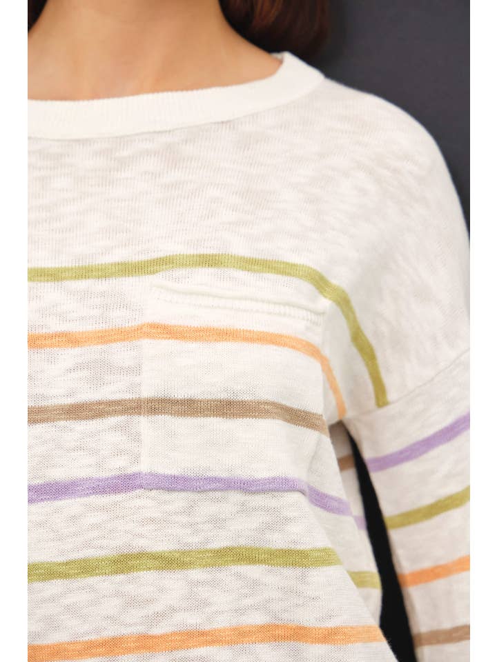 Be Cool - Vente Pull en maille – femme - HAUT PULL EN MAILLE MULTICOLORE4