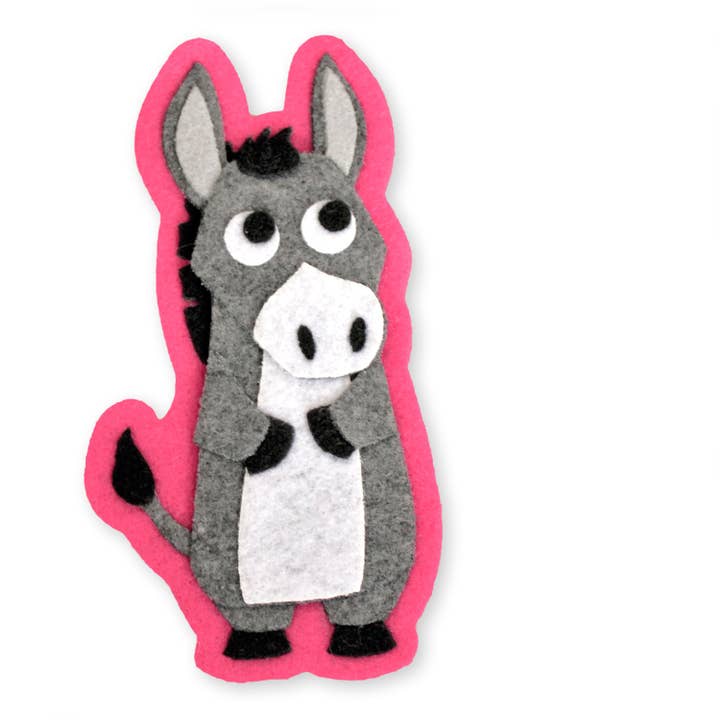 Esperanza the Donkey Patch for wholesale by Little World of Beasts