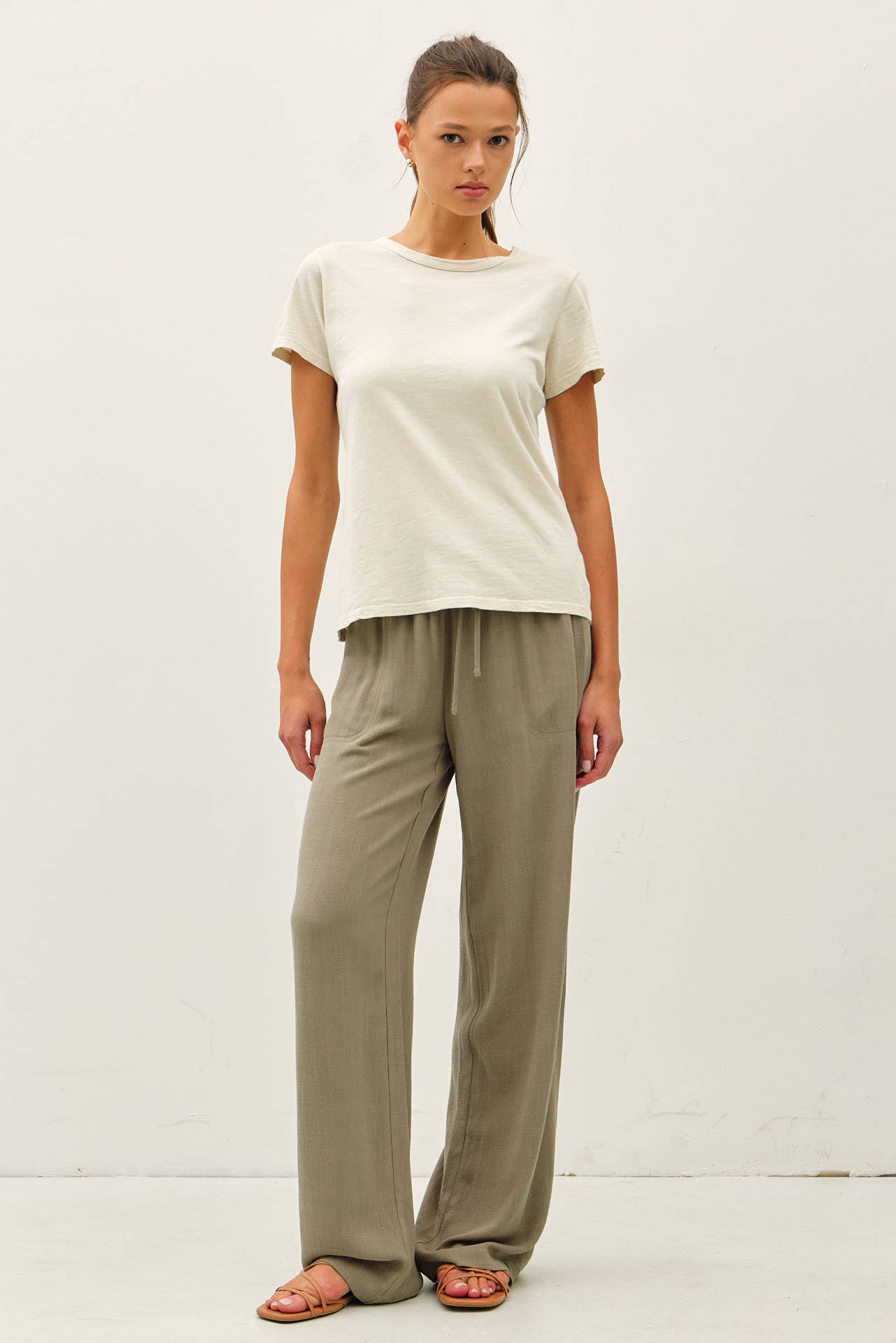 Be Cool - Wholesale T-Shirt - Women's - NEW COLOR-GARMENT DYED COTTON SLUB TEE24