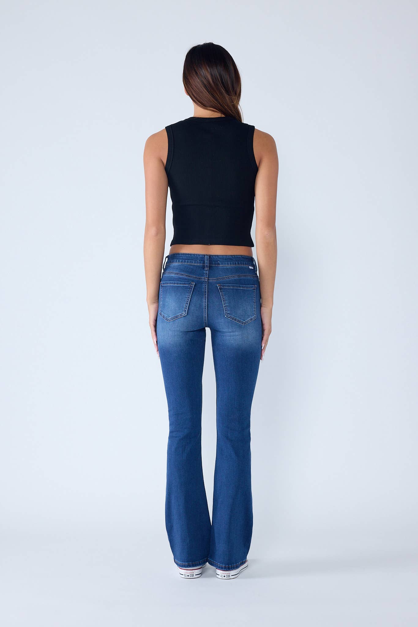 MEDIUM ÅBEN PAKKE High Rise Bootcut Jeans WEP3186 for engroshandel på Faire3