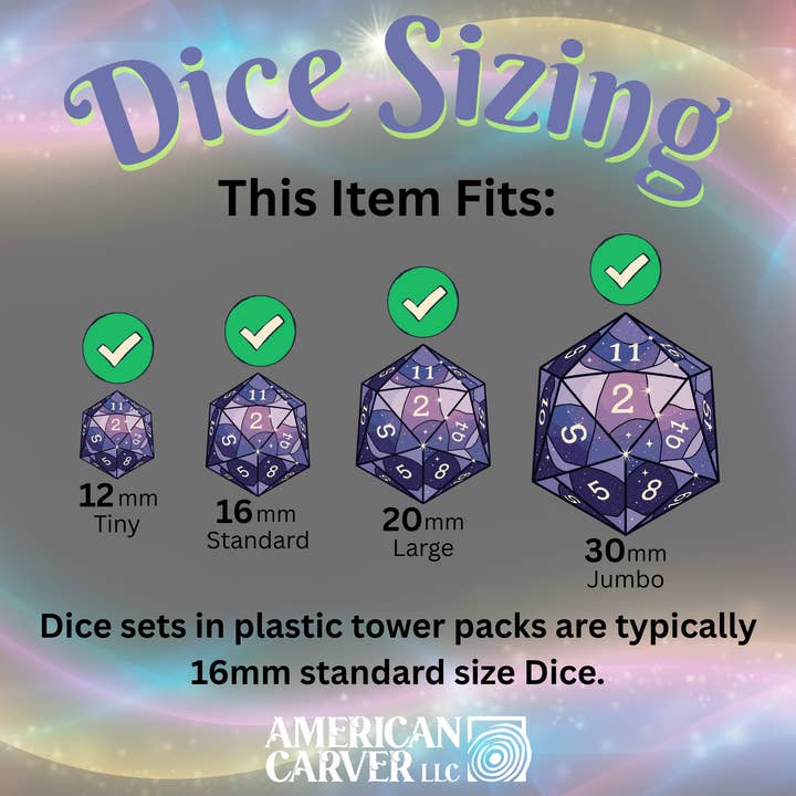 American Carver LLC - Wholesale Dice - D20 Crit Reforged Tome: TTRPG, MTG, Pokemon, D&D Gaming!9