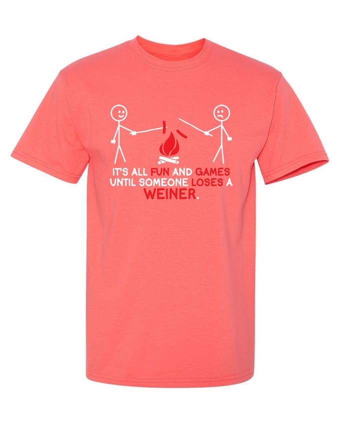 Feelin Good Tees - Wholesale Screen Printed T-Shirt - Unisex - It's All Fun And Games Until Someone Looses A Weiner9