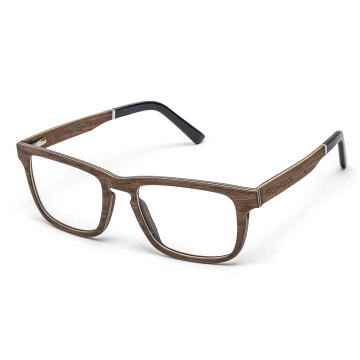 Kraywoods Eyewear - Wholesale Eyeglasses - Unisex - Bold Brown Blue Light Blocking Glasses