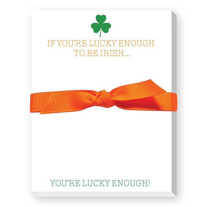Lucky Enough Mini Notepad for wholesale by Donovan Designs
