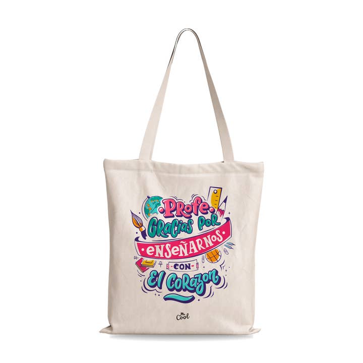 Tote-taske – Tak til læreren for at undervise os med hjertet for engroshandel hos STAR WAY, S.L. | MrCool