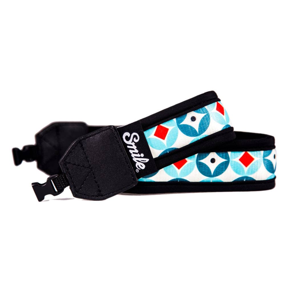Smile - Wholesale Camera Strap - HANG UP! Strap for all types of Camera, SLR, DSLR, Mirrorless BLUE MOD7