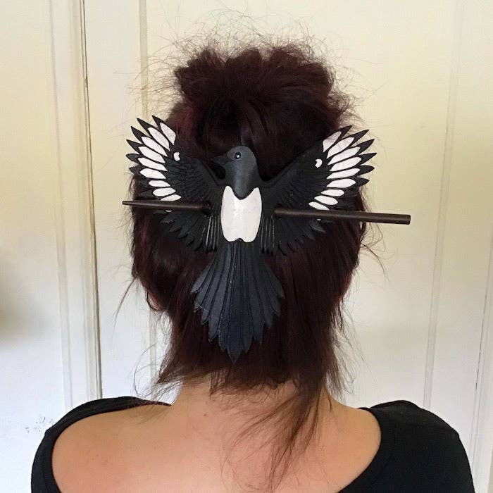 Hart & Horn - Vendita all'ingrosso Fermaglio per capelli - Donna - Scivolo per capelli Magpie5