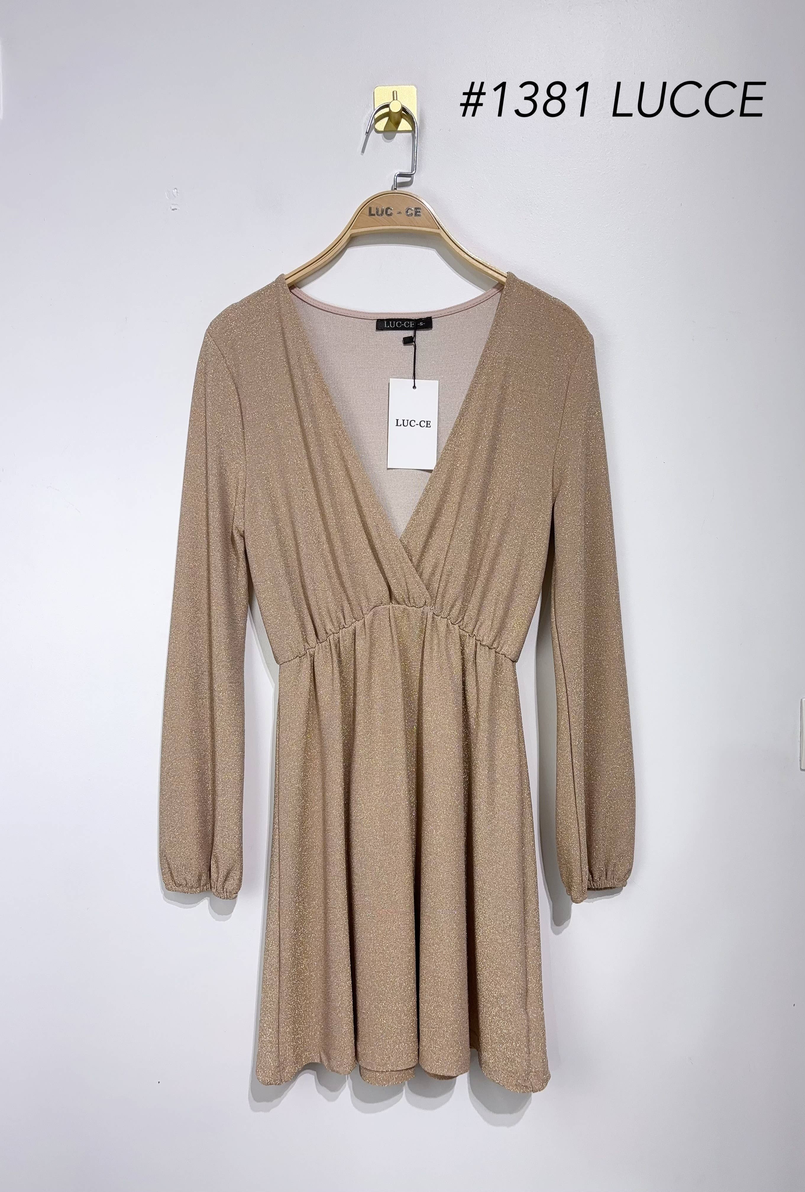 LUCCE - Vendita all'ingrosso Vestito - Donna - Abito a portafoglio con paillettes - 13812