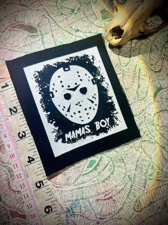 Three Raccoons - Vendita all'ingrosso Toppe - Jason, il cocco di mamma, patch di Venerdì 13.4