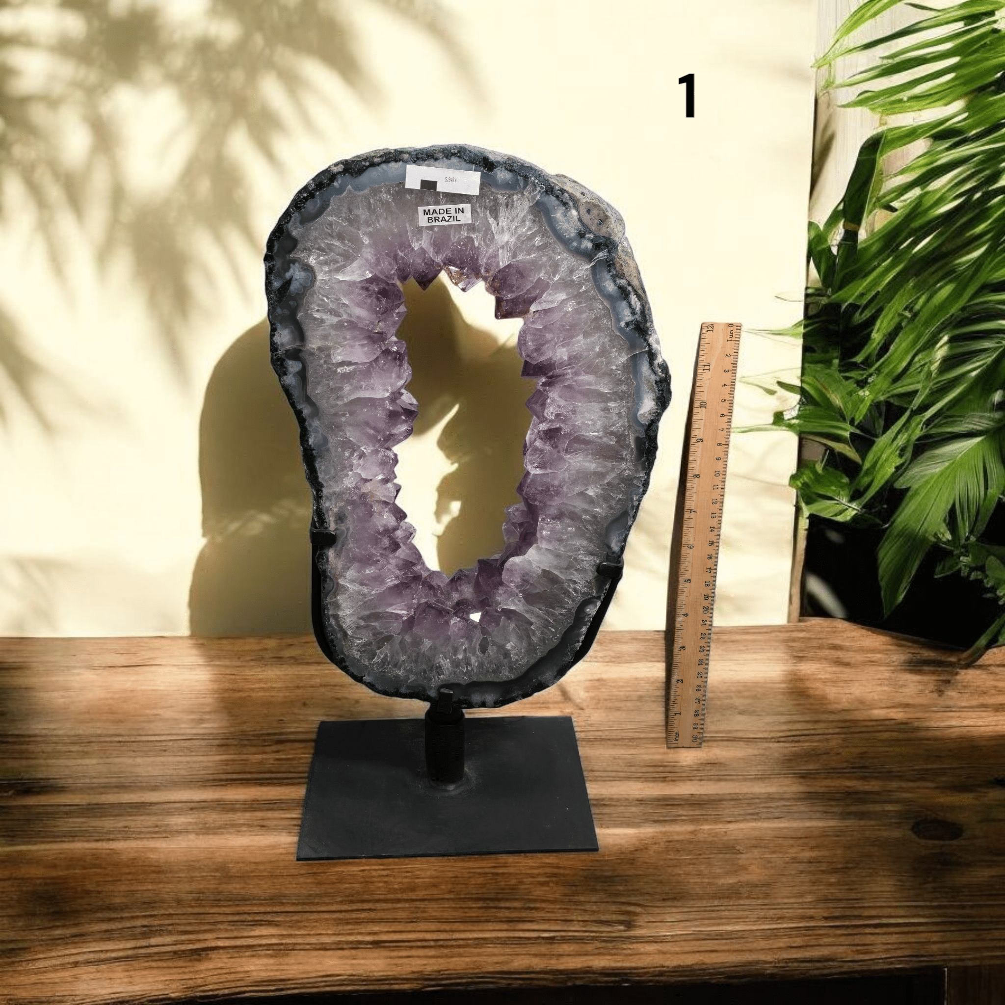 Rock Paradise - Wholesale Spiritual Stone/Crystal - Amethyst Crystal Portal on Rotating Stand - You Choose #12