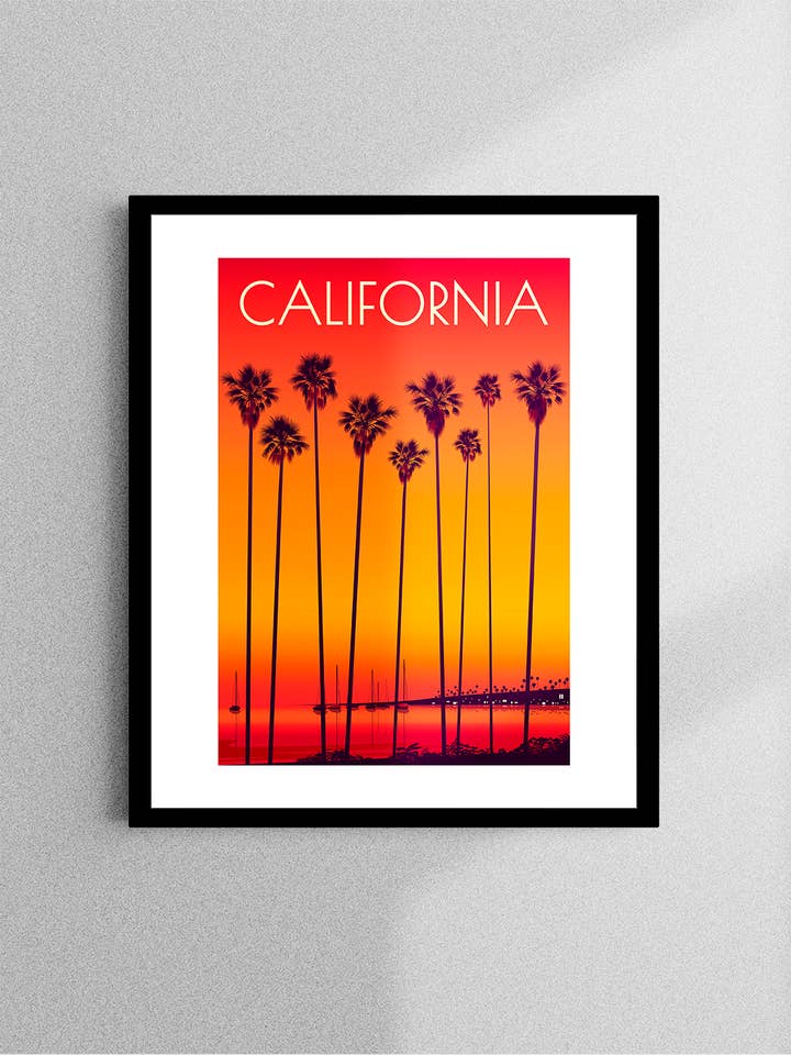 CALIFORNIA POSTER for wholesale by PRINTTT STUDIO