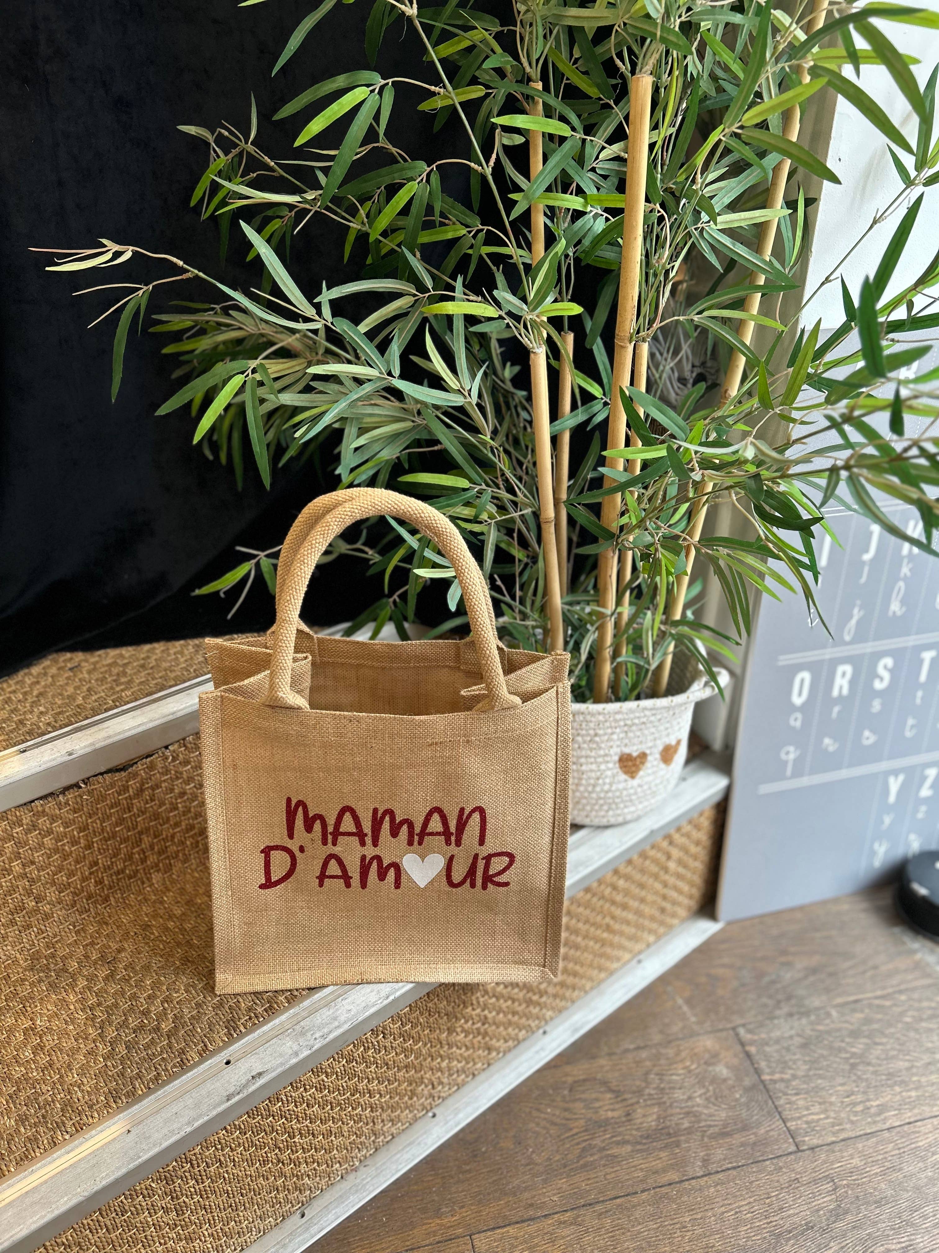 Toiles Chics – Großhandel Tragetasche – Damen – Kleines Jutebeutelmodell - Muttertag3