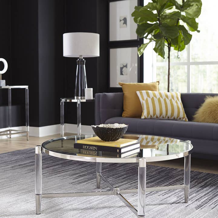 Marilyn Coffee Table in Acrylic and Polished Stainless Steel and other Purchase Wholesale module jeux intérieur. Free Returns & Net 60 Terms on Faire trending on Faire.