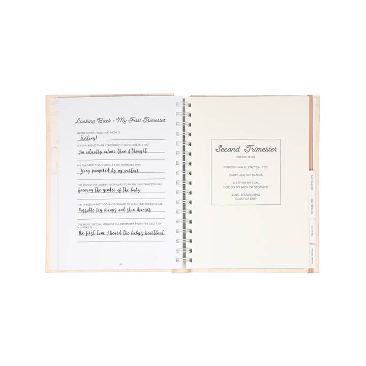 Pearhead - Wholesale Journal/Diary - Maternity - Blush Leaves My Pregnancy Keepsake Journal6