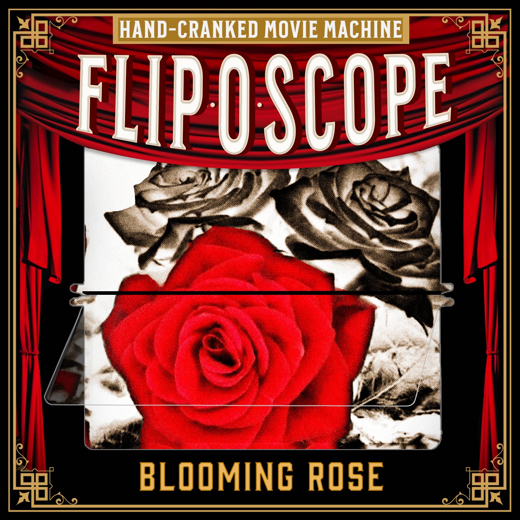 Fliposcope - Wholesale DIY Craft Kit - Fliposcope - Blooming Rose DIY FlipBook Machine Keepsake4