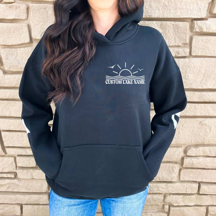 DIYxe - Wholesale Hoodie – Unisex - Lake Life Back Personalized Hoodie4