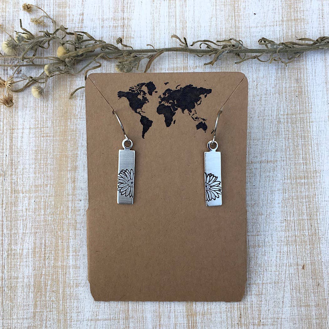 Jamie Haley Designs - Wholesale Dangle Earrings - Flower daisy earrings small dangles2